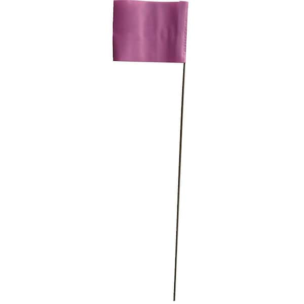 Blackburn Flag Marking Flag, Vinyl, 30 in L., 100 PK 230W STD PUR - main
